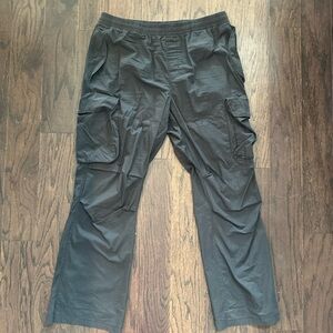 Men's Black Baggy Cargo Pants